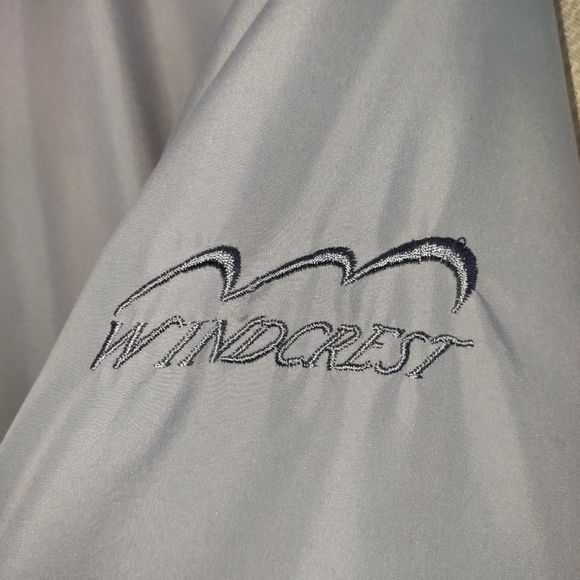 Cabela's Women's Outerwear Pullover Windcrest Windbreaker Gray and Blue Size L - Picture 8 of 14